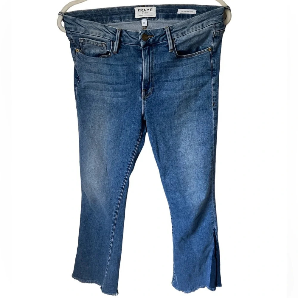 Frame Le Crop Mini Boot Jeans, size 30